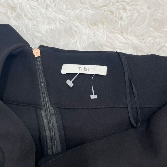 Tibi Black Draped Top Off The Shoulder Open Shoulder Women’s XS - Picture 6 of 13